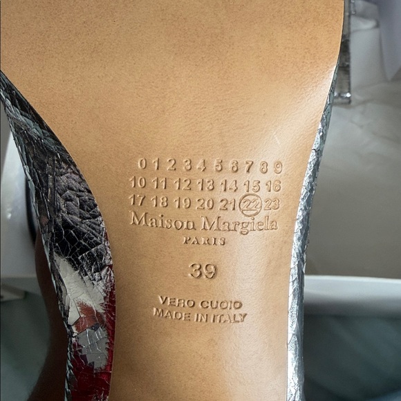 Maison Martin Margiela Silver Ankle Boots - Picture 3 of 6